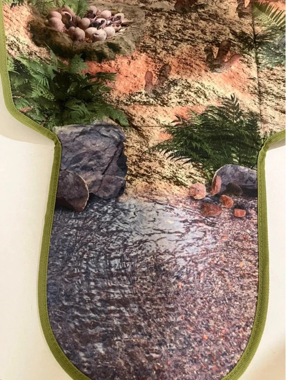 Lakeshore Scenic Dinosaur Fold Out Play Mat Green Children’s Kids Backpack